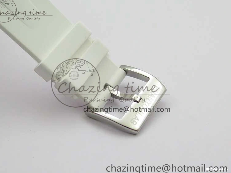 0128 Submariner Phantomlab Transparent KZF Best Edition Blue Fruit Dial on White Rubber Strap VR Classic 2563